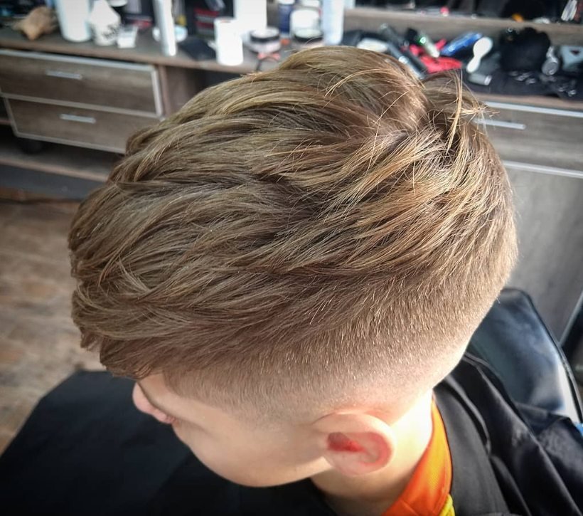 Trabajo real de barberia realizado en Russo Barber House